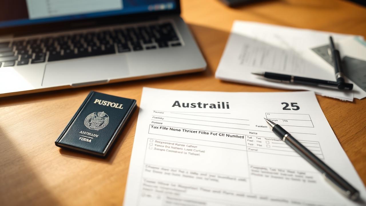 Formulario Tax File Number australiano