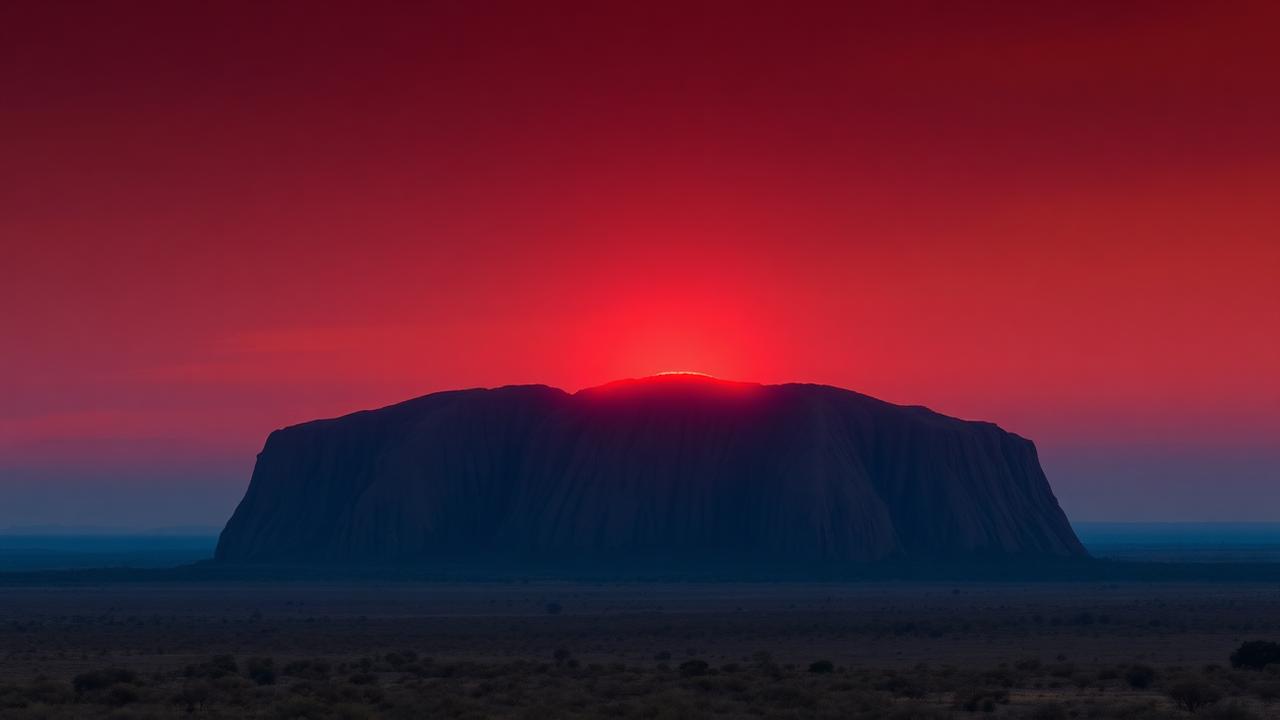 Uluru al atardecer